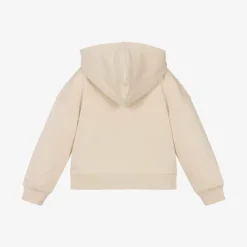Burberry Tops*Beige Cotton Zip-Up Top Calico