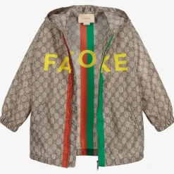 Gucci Coats & Jackets|Coats & Jackets*Beige Fake/Not GG Nylon Jacket