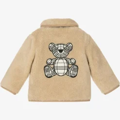 Burberry Coats & Jackets|Coats & Jackets*Beige Faux Fur Baby Jacket