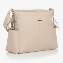Uzturre Gifts*Beige Faux Leather Baby Changing Bag (43cm)