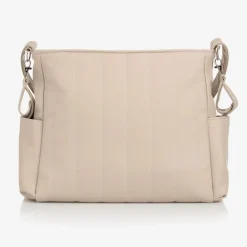 Uzturre Gifts*Beige Faux Leather Baby Changing Bag (43cm)