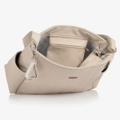 Uzturre Gifts*Beige Faux Leather Baby Changing Bag (43cm)