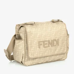 Fendi Bags*Beige FF Changing Bag (38cm)