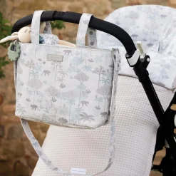 Pasito a Pasito Gifts*Beige Jungle Print Changing Bag (37cm)