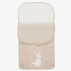 ArtesanÃa Granlei Gifts*Beige Knitted Bunny Baby Nest (70cm)