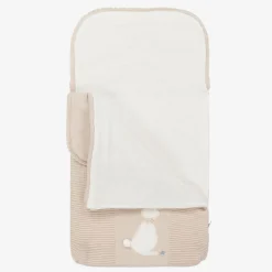 Artesanía Granlei Gifts*Beige Knitted Bunny Baby Nest (70cm)