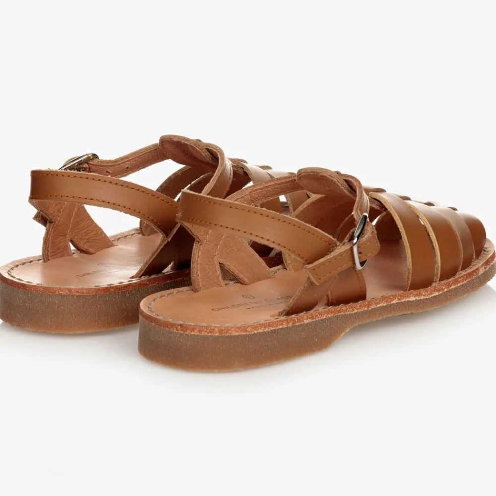 Childrens Classics Sandals*Beige Leather Sandals