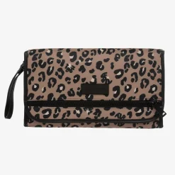TIBA + MARL Gifts|Nursery Accessories*Beige Leopard Print Changing Mat Clutch (56cm)