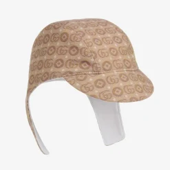 Gucci Hats*Beige Logo Baby Hat