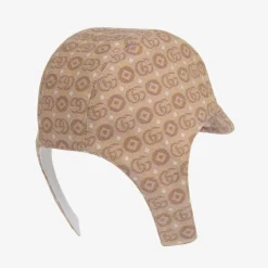 Gucci Hats*Beige Logo Baby Hat