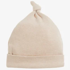 NaturaPura Hats|Hats*Beige Organic Cotton Baby Hat
