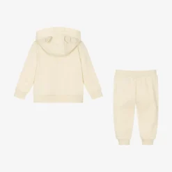 Moschino Baby Tracksuits*Beige Organic Cotton Tracksuit