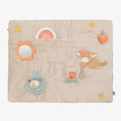 Nattou Gifts*Beige Plush Playmat (100cm)