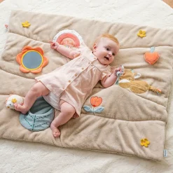 Nattou Gifts*Beige Plush Playmat (100cm)