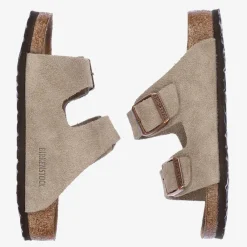 Birkenstock Sandals*Beige Suede Buckle Sandals