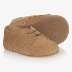 Early Days Pre Walkers|Pre Walkers*Beige Suede Pre-Walker Shoes