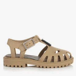 Burberry Jelly Shoes|Jelly Shoes*Beige TB Monogram Jelly Shoes