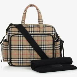 Burberry Gifts*Beige Vintage Check Quilted Changing Bag (43cm)