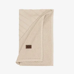 Jamiks Gifts*Beige Viscose Knit Baby Blanket (100cm)