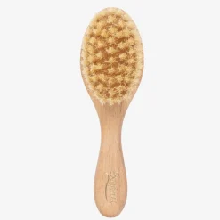 Bonpoint Hair Accessories|Hair Accessories*Beige Wooden Baby Hairbrush