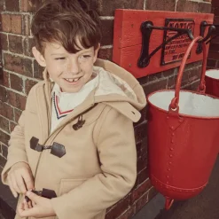 Beatrice amp; George Coats & Jackets|Coats & Jackets*Beige Wool-Blend Duffle Coat