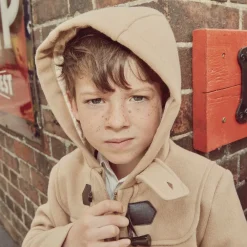 Beatrice amp; George Coats & Jackets|Coats & Jackets*Beige Wool-Blend Duffle Coat