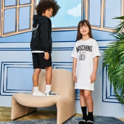 Moschino Kid-Teen Sliders|Sliders*Black & White Sliders