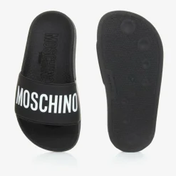 Moschino Kid-Teen Sliders|Sliders*Black & White Sliders