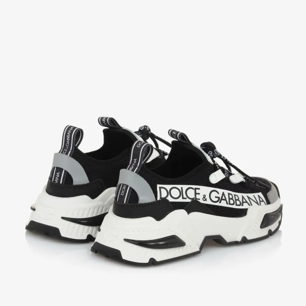 Dolce amp; Gabbana Trainers|Trainers*Black Airmaster Low-Top Sock Trainers