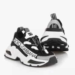 Dolce amp; Gabbana Trainers|Trainers*Black Airmaster Low-Top Sock Trainers