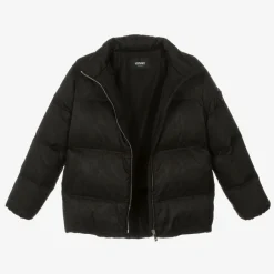 Versace Coats & Jackets*Black Barocco Down-Padded Coat