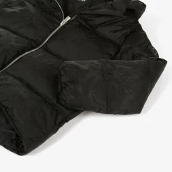 Versace Coats & Jackets*Black Barocco Down-Padded Coat