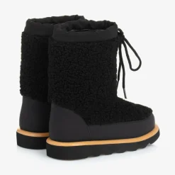 Age of Innocence Snow Boots|Snow Boots*Black Bouclé Fleece Snow Boot