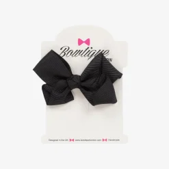 Bowtique London Hair Accessories*Bow Hair Clip (7cm) Black