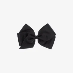 Peach Ribbons Hair Accessories*Black Bow Hair Clip (12cm)