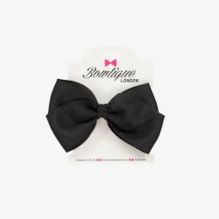 Bowtique London Hair Accessories*Bow Hair Clip (10cm) Black