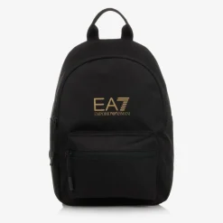 EA7 Emporio Armani Bags*Black Canvas Backpack (33cm)