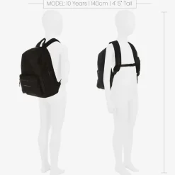 Tommy Hilfiger Bags*Black Canvas Backpack (37cm)