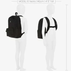 Ralph Lauren Bags|Bags*Black Canvas Pony Logo Backpack (45cm)