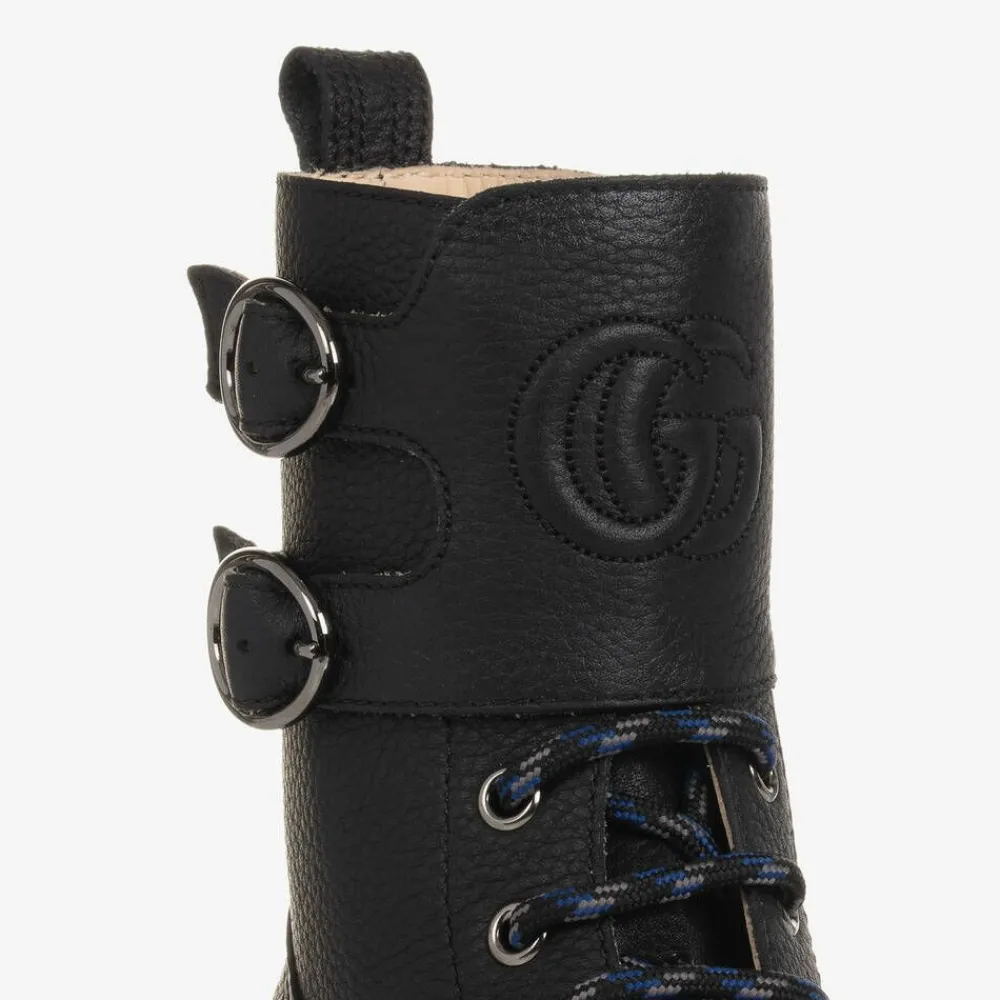 Gucci Boots*Black Chunky Leather Boots
