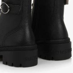 Gucci Boots*Black Chunky Leather Boots