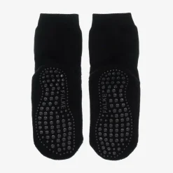 Falke Socks|Socks*Black Cotton & Wool Slipper Socks