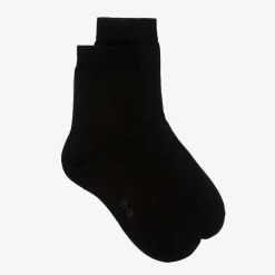 Falke Socks|Socks*Black Cotton Ankle Socks