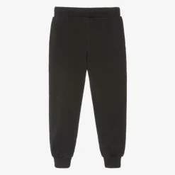 Mini Rodini Trousers|Trousers*Black Cotton Dog Print Joggers