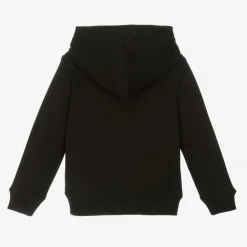 Calvin Klein Tops*Black Cotton Jersey Hoodie
