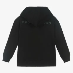 MARC JACOBS Tops|Tops*Black Cotton Jersey Zip-Up Hoodie