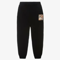 Burberry Trousers|Trousers*Black Cotton Joggers