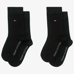 Tommy Hilfiger Socks*Black Cotton Socks (2 Pack)