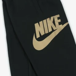 Nike Trousers|Trousers*Black Cotton Swoosh Logo Joggers