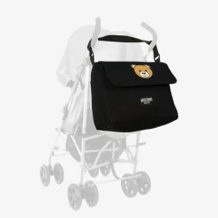 Moschino Baby Gifts*Black Cotton Teddy Bear Changing Bag (49cm)